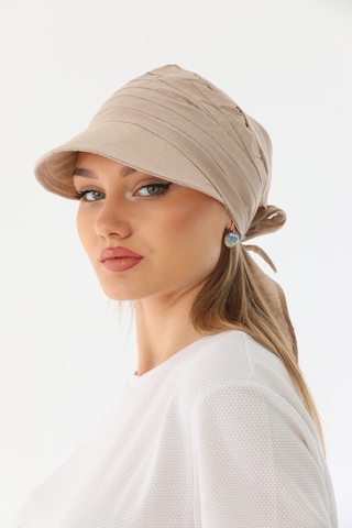 Elif İç Giyim Safari Bağlamalı Taş Siperli Bandana Vizör Taş