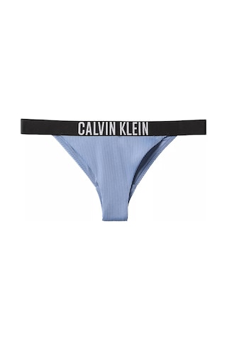 Calvin Klein Kadın Logo İmzalı Elastik Bel Bantlı Mavi Bikini Altı-15905