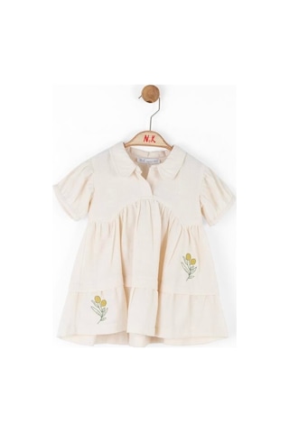 Nk Kids Kız Bebek Marshmallow Elbise Krem