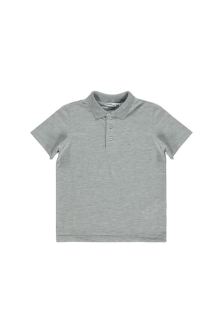 Civil Boys Basic Lakos 6-9 Yaş Tshirt - Gri Gri Melanj