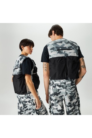 Rains Dili Mesh Vest Unisex Gri Yelek Düz 18150 Gri