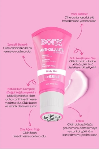 Wemara Antı-cellulıte&fırmıng Isıtıcı Etkılı Body Gym 120 Ml