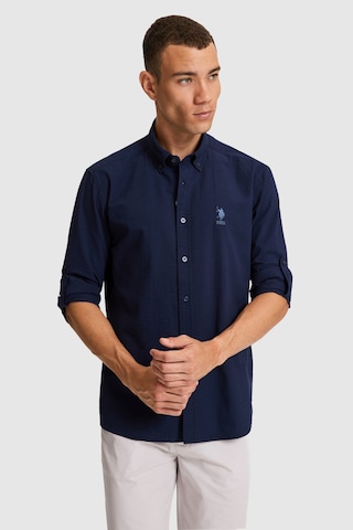 U.s. Polo Assn. Erkek Açık Lacivert Gömlek Basic 50324638-vr059