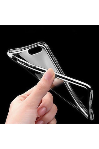 Apple iPhone Uyumlu 7 Plus Şeffaf Silikon Premium Kılıf + Kırılmaz Ekran Koruyucu Temperli Cam