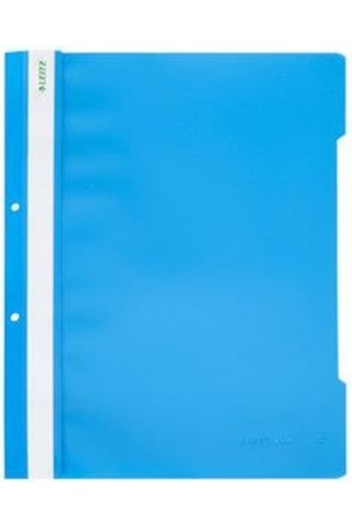 LEITZ TELLI DOSYA ACIK MAVI 50 LI PAKET (4189)