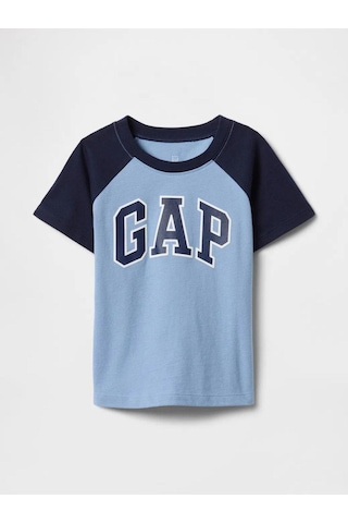 Erkek Bebek Gap Logo T-shirt Mavi-5983 Mavi