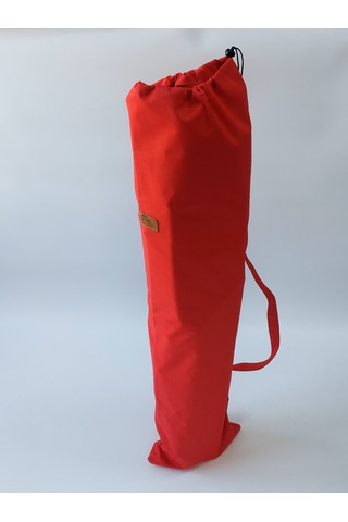 Joyfull Turtle Ahşap - Kollu Katlanır Kamp Sandalyesi - Kırmızı