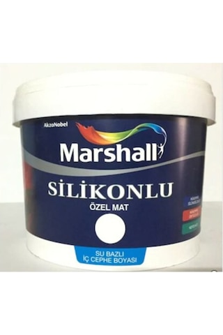Marshall Silikonlu Özel Mat Iç Cephe Boyası 7,5 Litre