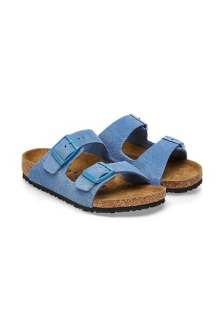 Birkenstock Arizona Kids Suede Leather Çocuk Terlik Bst1026915f0040 Mavi
