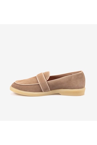 Kemal Tanca Kadın Loafer T101 Vizon