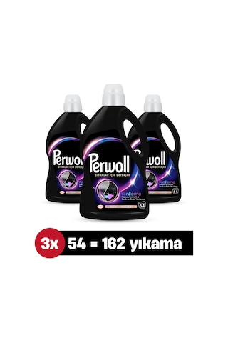 Perwoll Siyah Hassas Bakım Sıvı Çamaşır Deterjanı 3 x 2970 ML