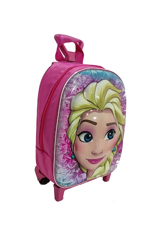 Newfull Çekçekli Elssa Kız Anaokulu Sırt Çantası-pembe Sarı
