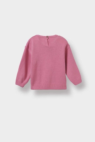 Defacto Kız Bebek Bisiklet Yaka Baskılı Kazak C8089a525aupn161 Pembe