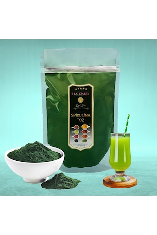 Hanzade Bitkisel Yenilebilir Spirulina Yosun Tozu 25 G