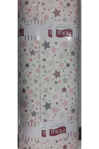Akfil Poplin Nevresimlik Kumaş Çok Amaçlı En 240 Yıldız Desenli (461454059)
