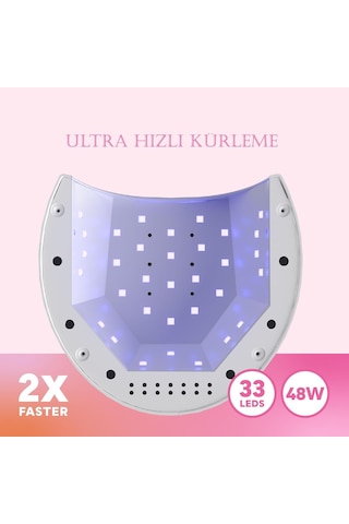 Sunuv Sun2c Manikür Tırnak Kurutucu Uv Led Lamba Beyaz 48w