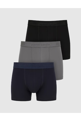 Pierre Cardin Çok Renkli Modal Karışımlı 3'lü İç Giyim Boxer Set 50332531-999