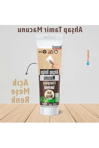 Açık Meşe Ahşap Tamir Macunu, 125 Ml, Çatlak Ve Çizik Giderici 1