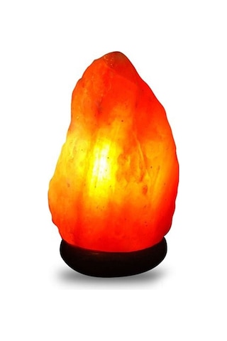 Himalaya Tuz Lambası 3-4 Kg. Doğal Kaya Tuzu Lambası Aç Kapa Düğmeli Tuz Lamba Himalayan Salt Lamp