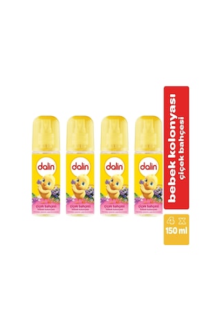 Dalin Bebek Kolonyası Çiçek Bahçesi Sprey 150 ML X4 Adet
