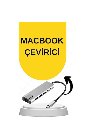 Pro/air Usb 8 In 1 Hub Dönüştürücü Çevirici Çoklayıcı Usb Hdmı Micro Sd 8 Girişli