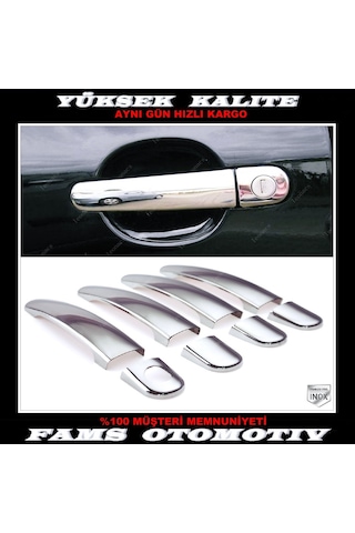 Vw Passat B5 Krom Kapı Kolu 4 Kapı P.Çelik 1996-2005 Arası