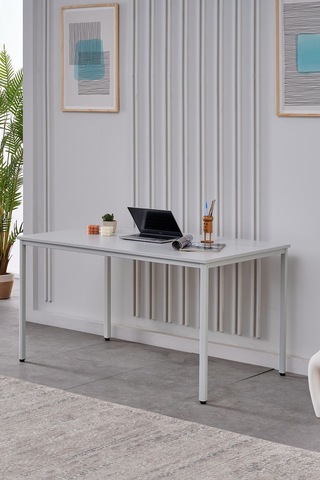 Sehpol Çalışma Masası 140x80x75 Cm Gri