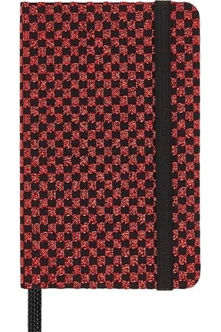 Moleskine Limited Edition Holiday Shine Defter Hediye Kutulu, Sert Kapak, Xs 6.5cmx10.5 Cm ,düz Metalik Kırmızı 160 Sayfa