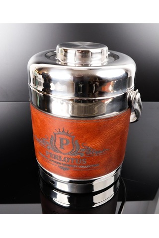 Perlotus Çift Duvarlı Cidarlı Çelik 1.2 L Buz Kovası Beyaz