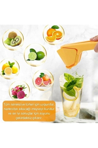 Sunup Sn-29914 Pratik Katlanır Manuel Narenciye Meyve Sıkacağı Siyah
