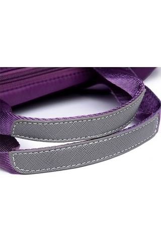 Novahub Moveevo Avr-amerikan Tarzı Naylon Mummy Çanta - Büyük Kapasiteli Tek Omuz Seyahat Çantası Bordo Kırmızı