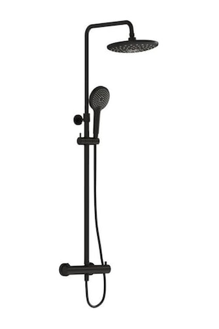 VitrA Aquaheat A4720536 Bliss 240 2F Duş Sistemi, Siyah Diğer