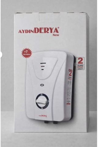 Aydın Derya Elektrikli Şofben 7500w Ani Sıcak Su, Güvenli Kullanım, Ekonomik Su Isıtıcı