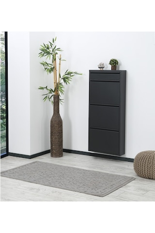 Arthur 3'lü Plus Ayakkabılık Siyah