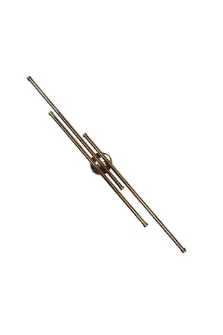 Mimarled Üçlü Çubuk Led Aplik Aydınlatma 94 Cm Gün Işığı Altın