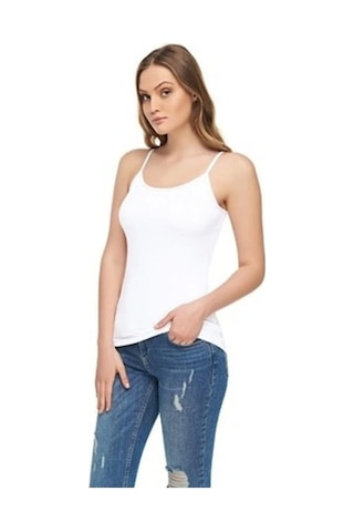 Bayan Modal Elastan İp Askılı Atlet 2001 S