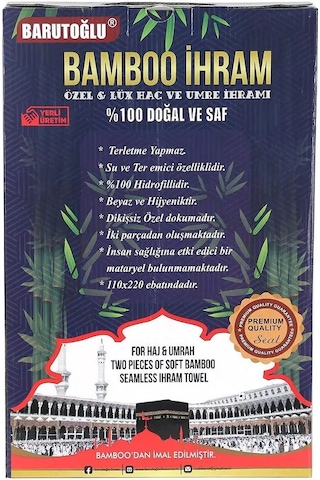 Lüx Bamboo İhram Beyaz