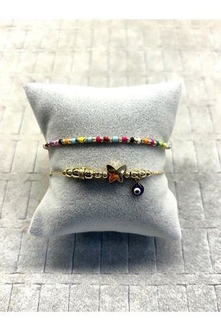 Moda Tasarım El İşçiliği Ayarlanabilir Bileklik Çok Renkli