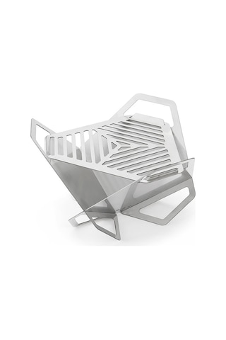 Yaozixa Dışarıda Kullanalım: Çelik Paslanmaz, Taşınabilir, Montaj Kolay Mini Barbekü Izgarası - Rüzgar Engeli Ve Çantasıyla Çok Renkli