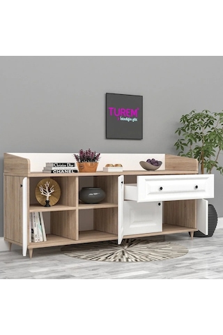 Toprak Membran Kapak Konsol Mdf Beyaz