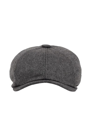 Eleven Markets Kışlık 8 Parca Kaşmir Düz Renk Peaky Blinders Model Erkek Kasket London Şapka Füme Çizgili Füme