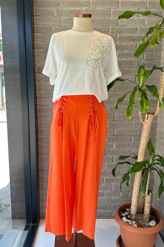 Us244004 Unique Pantolon Oranj