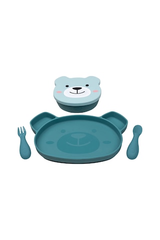 Tum Tum Silikon Beslenme Seti 7 Parça - Boris Bear