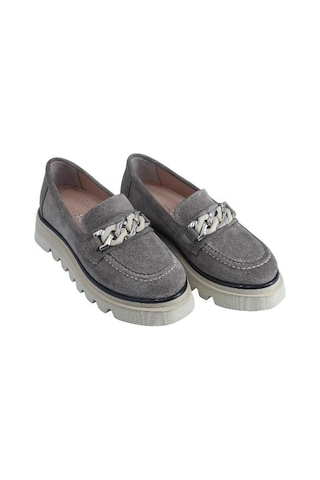 Poletto Hakiki Deri Kahve Loafer Düz 06 134 3-1963 Kahverengi