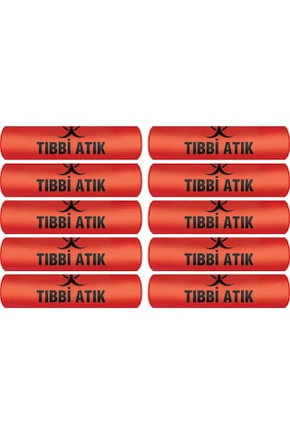 Atık Torbası Battal Boy 75 x 90 CM 400G 10'lu Rulo x 10 Paket