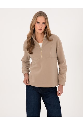 Pierre Cardin Kadın Bej Sweatshirt 50314954-vr011 Bej