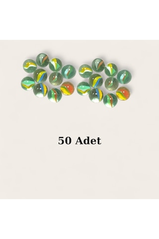 50 Adet Nostaljik Misket Bilye