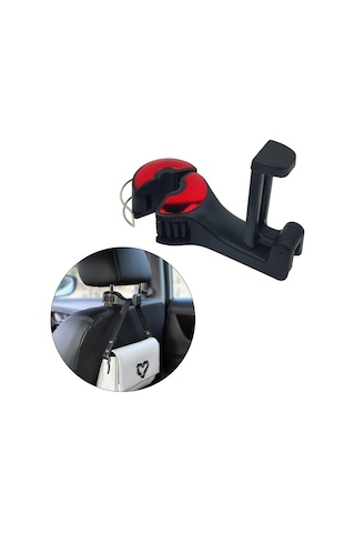 Ayt Powermaster Pm-20941 Araç İçi Koltuk Arkası Kanca Askılık Telefon Tutucu Teleskopik Koltuk Başlığı Tutacağı