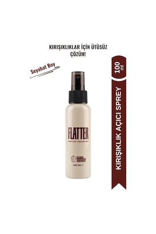 Flatter Kırışıklık Açıcı Ve Kumaş Bakım Spreyi Ütüsüz Pratik Çözüm 100 Ml Tekli
