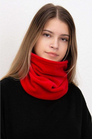Royaleks Polar Unisex İpli Bere Ve Boyunluk Kırmızı Diğer